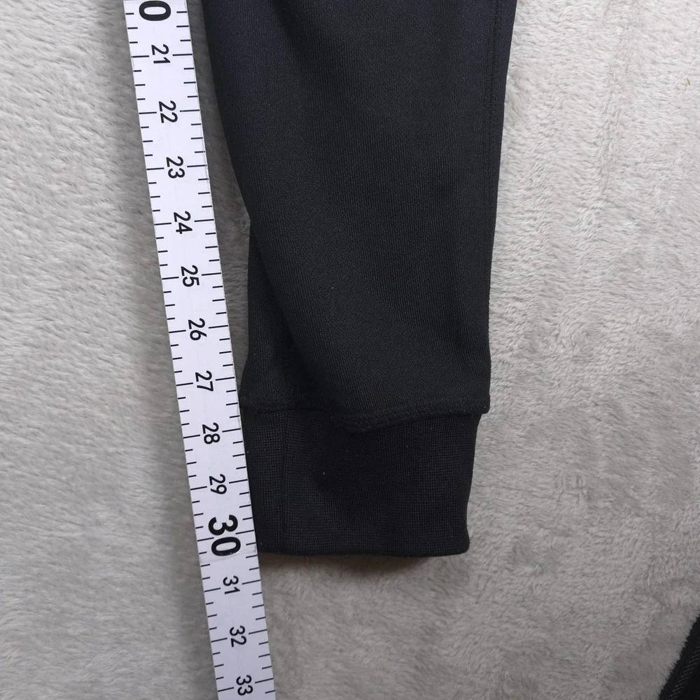 Nike Sweatpants‎ Mens Small Black Air Fleece Joggers Zip Pocket Tapered Gym Run